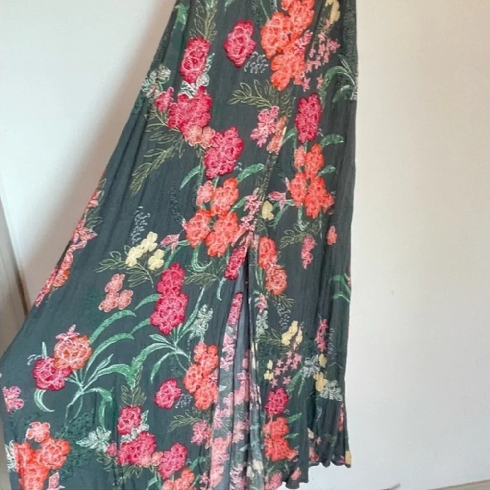 Patrons Of Peace Floral Faux Wrap Maxi Dress - Picture 7 of 9